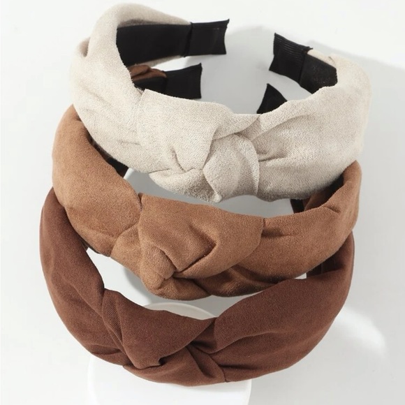 Accessories - 🆕 Neutral Solid Knot Headband Brown